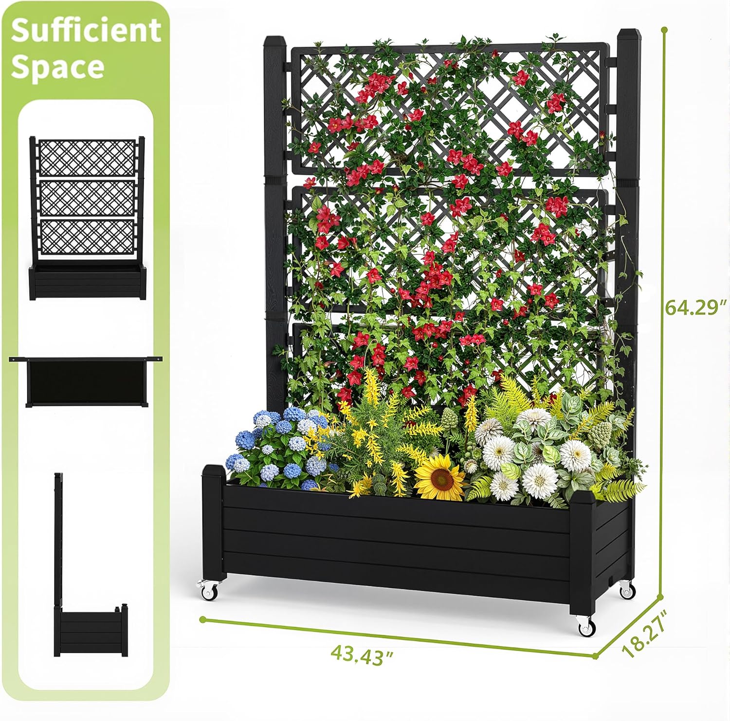 Verhoogde moestuinbak met perg - Self Watering Planter recensie en prijs