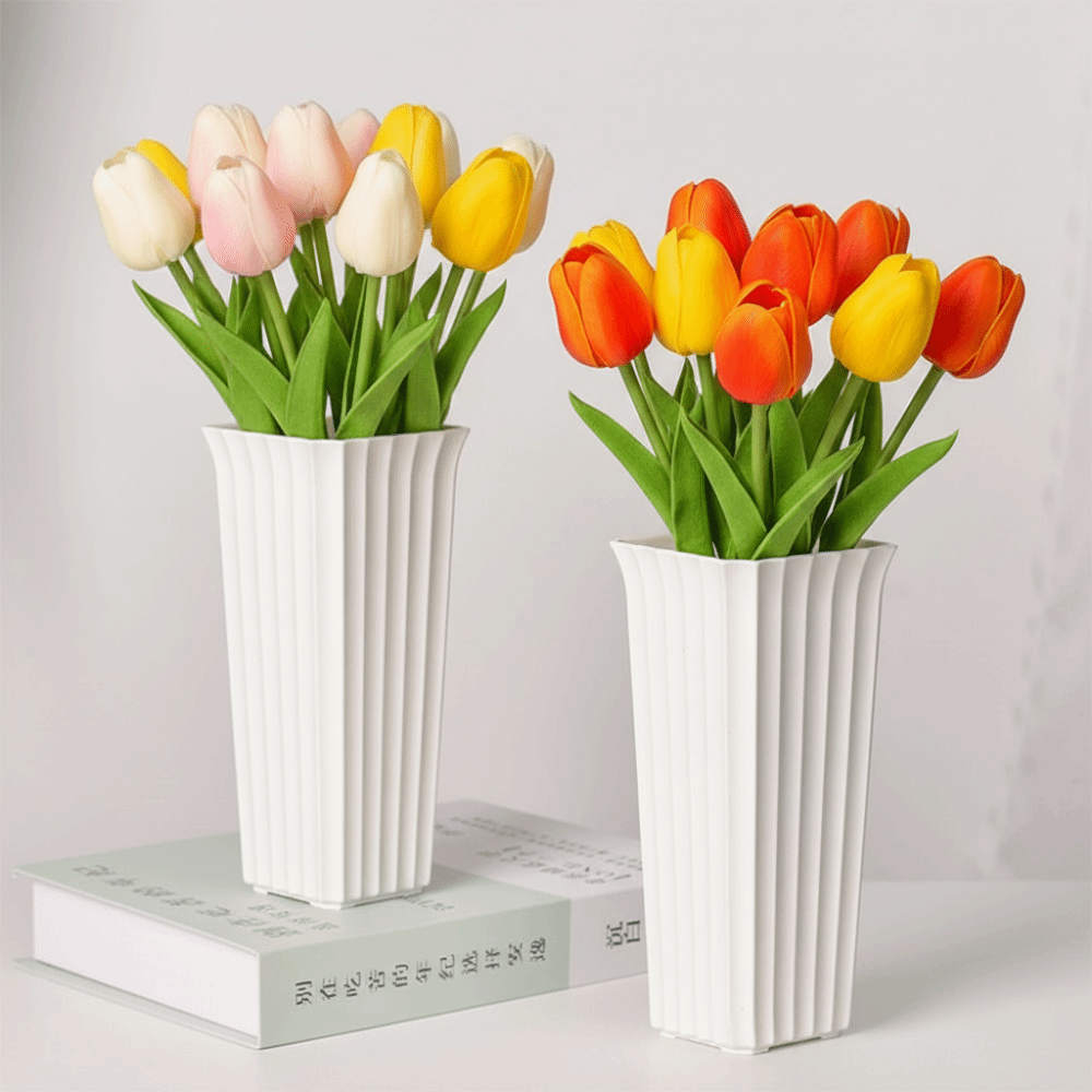 Moderne zwart-witte bloemenvaa - Vertical Planter recensie en prijs