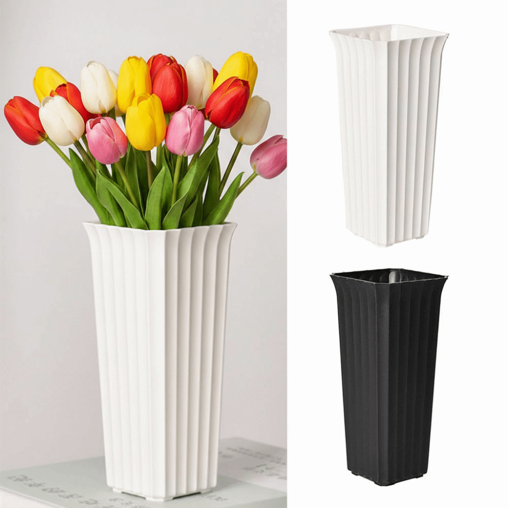 Moderne zwart-witte bloemenvaa - Vertical Planter recensie en prijs