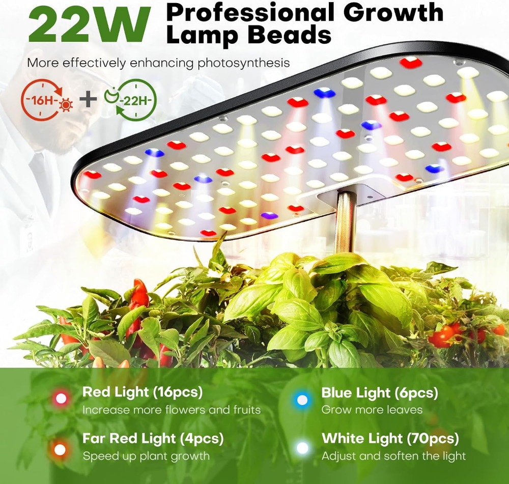 12-Pod Indoor Hydroponische Tu - Indoor Herb Garden recensie en prijs