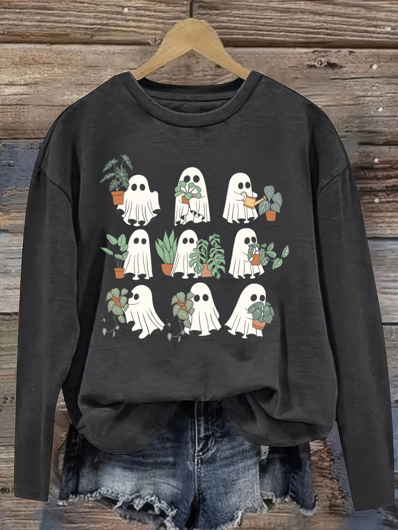 Dames Casual T-shirt met lange - Plant Pot recensie en prijs