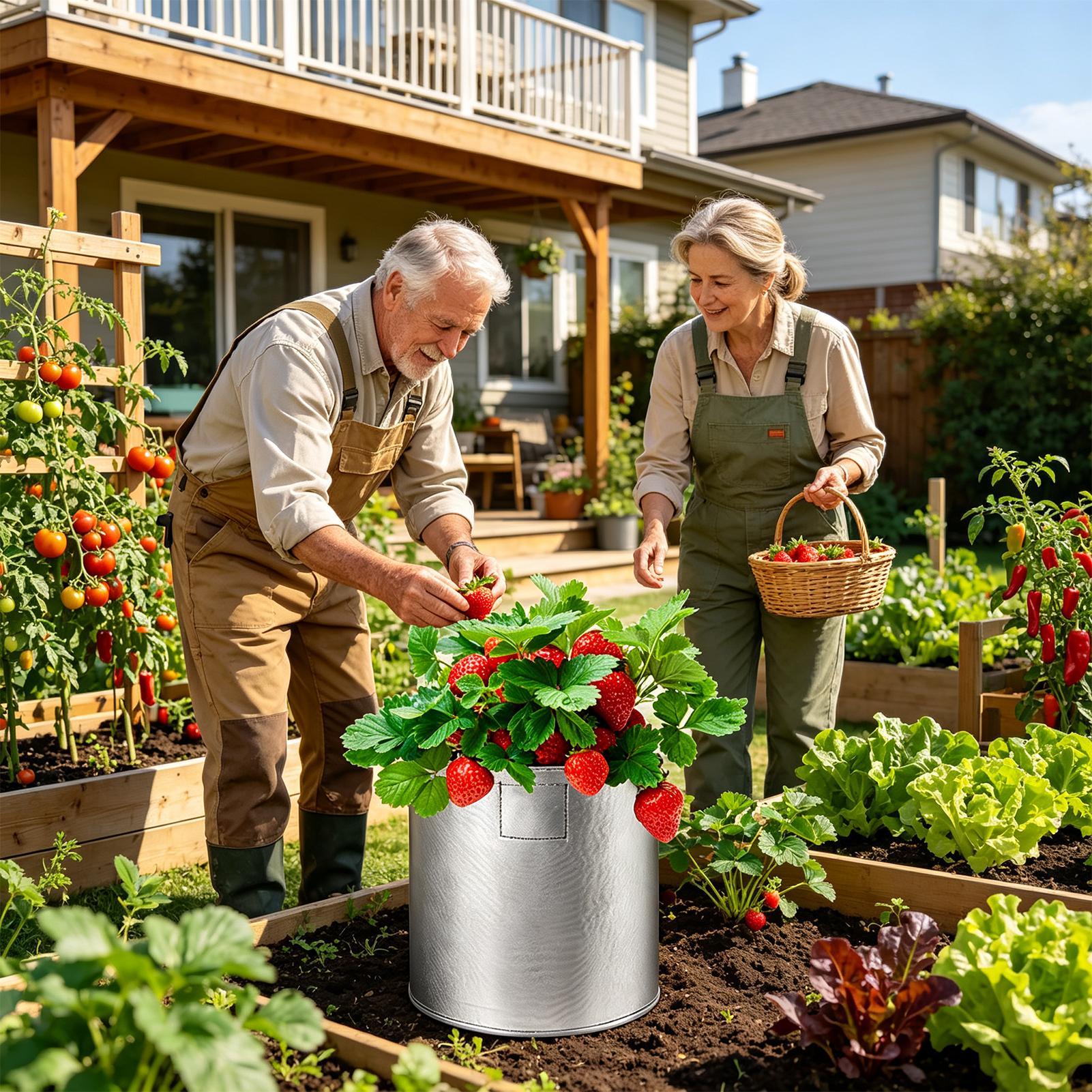Plantenbakken voor aardbeien,  - Grow Bag recensie en prijs