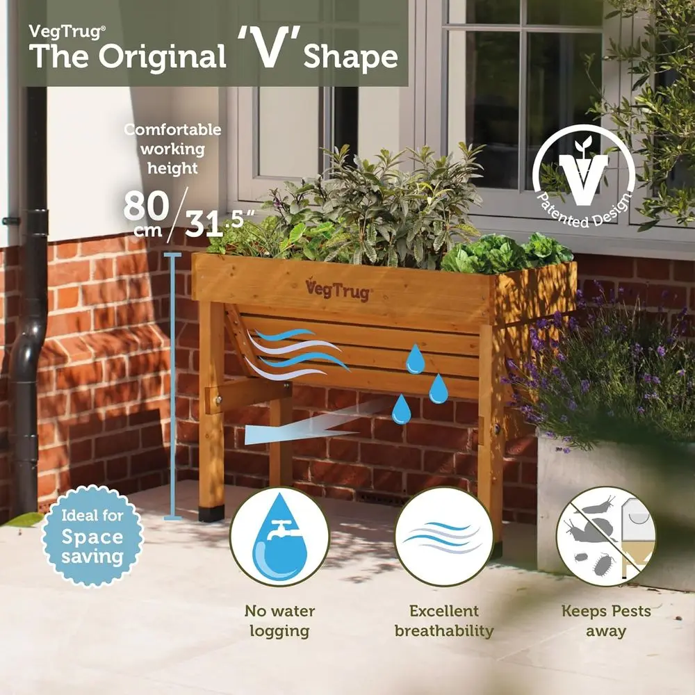 Natuurlijke kleine 1m wandgemo - Vertical Planter recensie en prijs