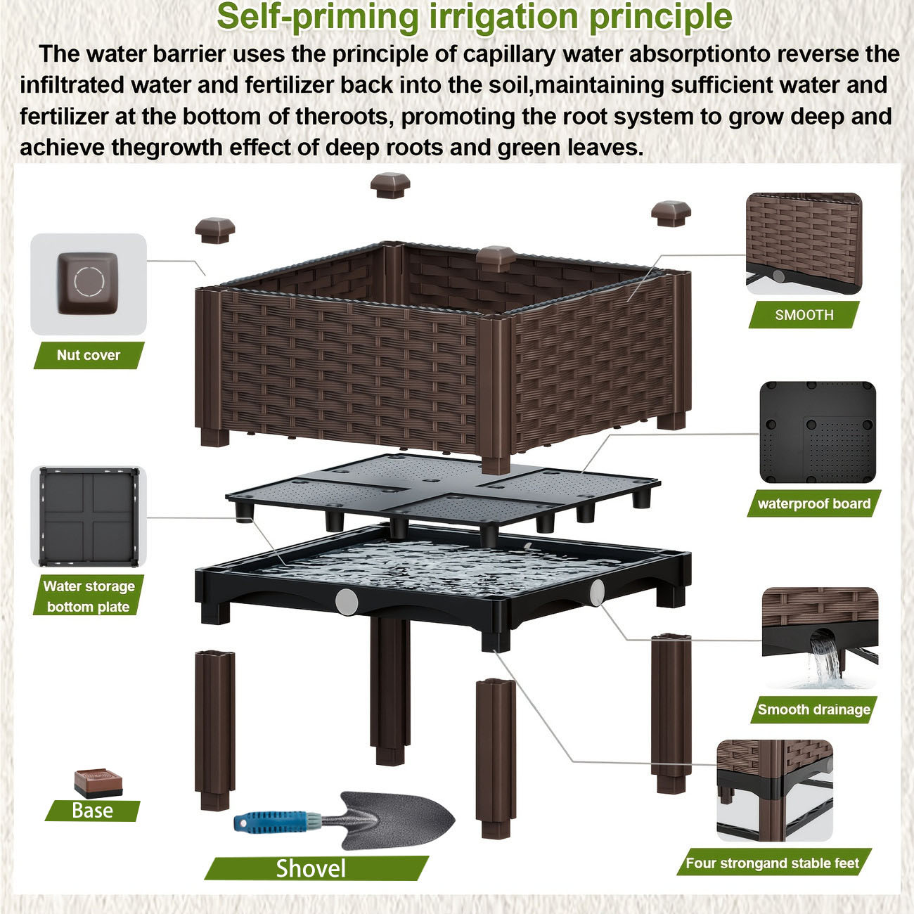 Verhoogde plantenbak voor de t - Raised Garden Bed recensie en prijs