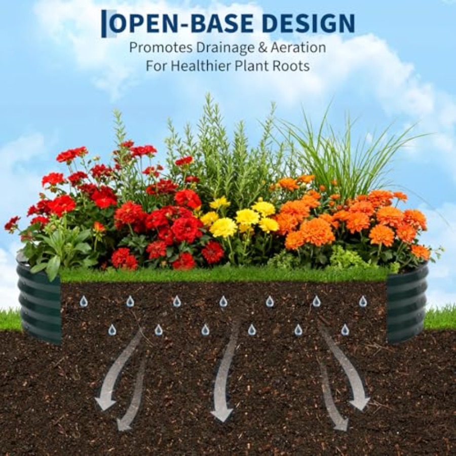 Buiten tuinbed van gegalvanise - Raised Garden Bed recensie en prijs