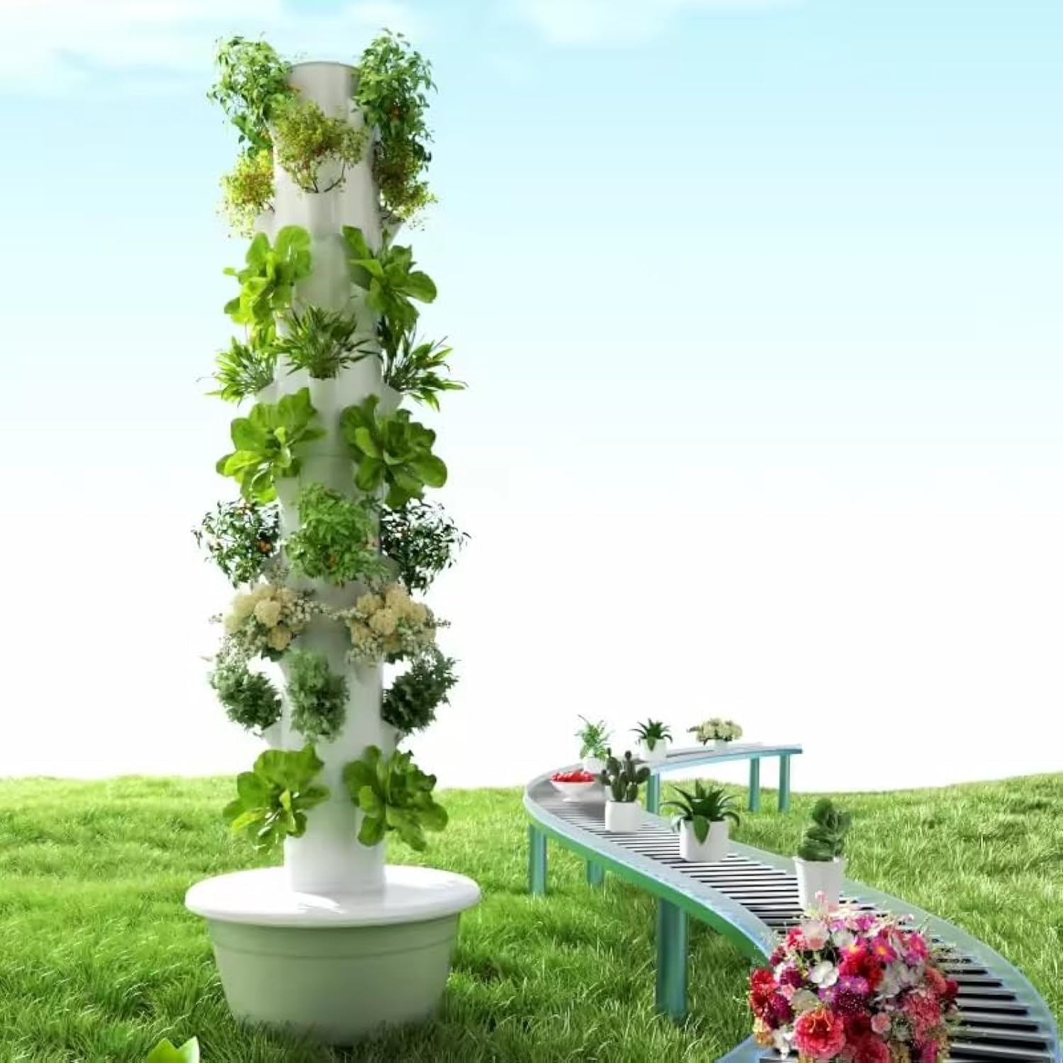 Verticale Hydroponische Kweekt - Vertical Planter recensie en prijs